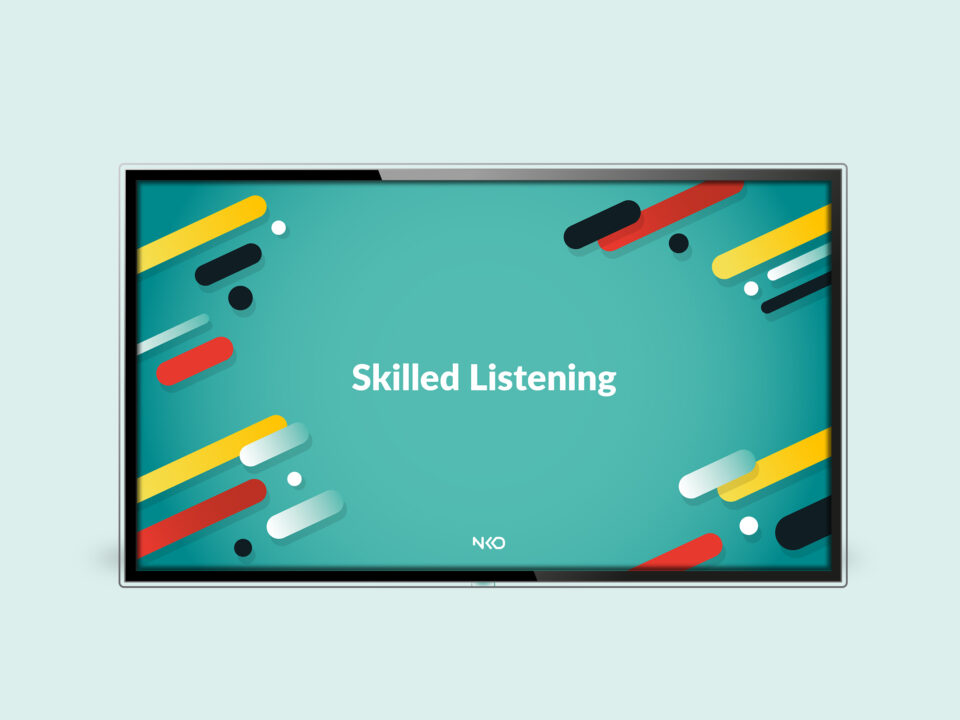 skilled listening screen