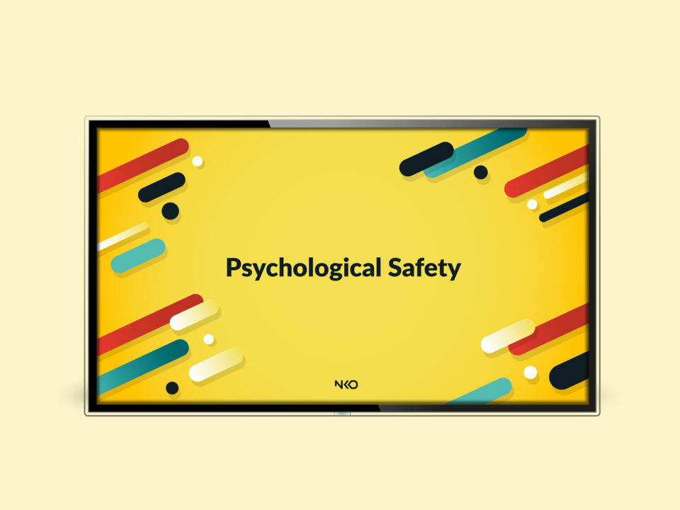 Psychological Safety tv mockup